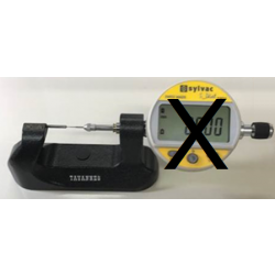Micromètre horiz. TAVANNES 0-12.5/0-25 mm (nu)